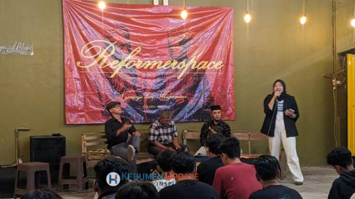 Reformerspace Angkat Tema “Peran Cah Enom Kanggo Kemajuan Kebumen, Dewek Wis Berbuat&nbsp;Apa”