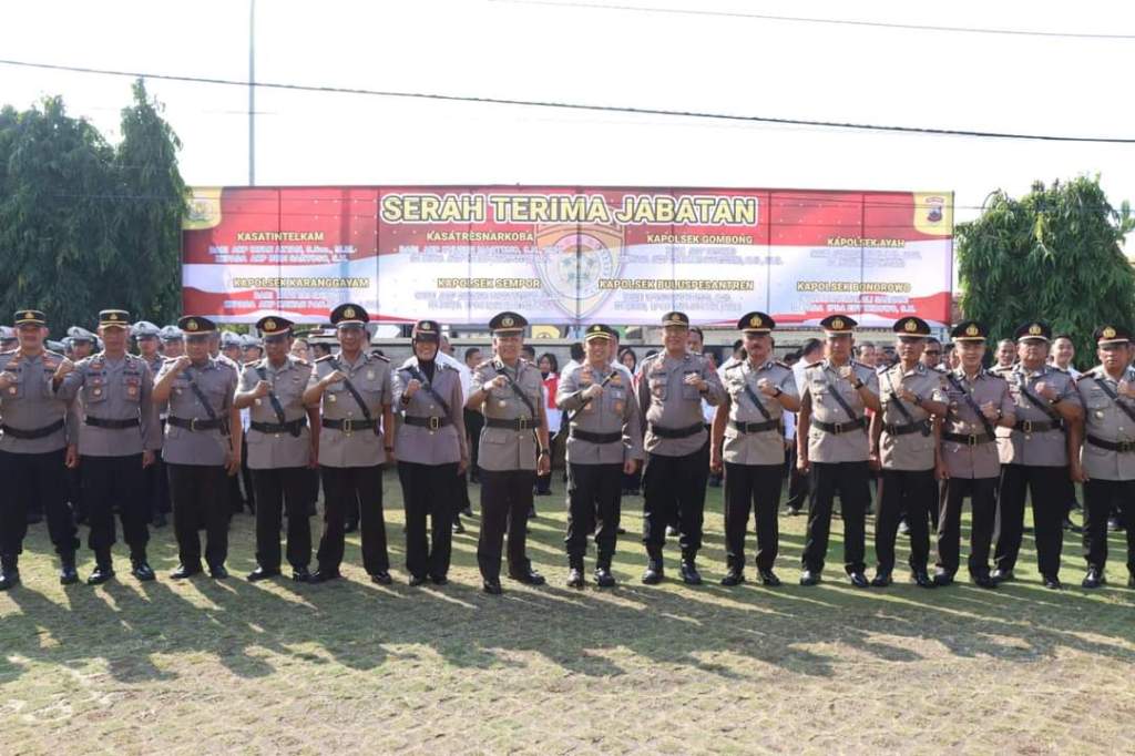 Delapan Jabatan Perwira Polres Kebumen Dirotasi, AKP Heru Jabat Kasat Resnarkoba