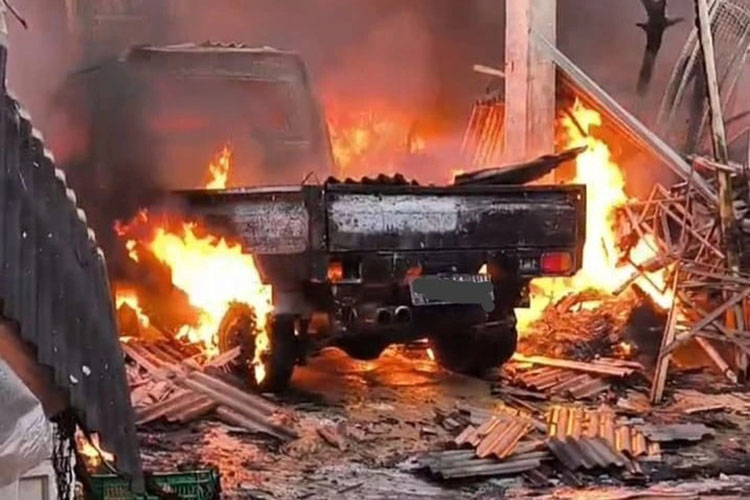 Gudang di Desa Purwosari Terbakar, Satu Mobil&nbsp;Hangus