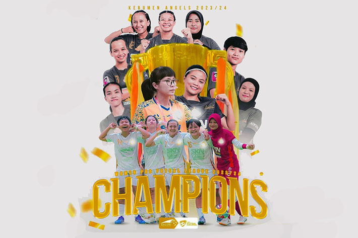 Futsal Putri Kebumen United Angels Juara 1 Liga Futsal Profesional Putri&nbsp;Nasional