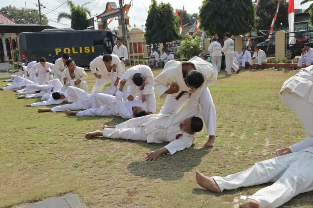 Polres Kebumen Gelar Ujian Beladiri Polri (BDP)&nbsp;Periodik