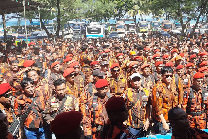 Ribuan Pemuda Pancasila se-Jateng Kumpul di Pantai Pandan Kuning, Ini Kegiatannya
