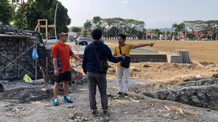 Target Rampung Oktober, Progres Revitalisasi Alun-alun Mencapai&nbsp;75%